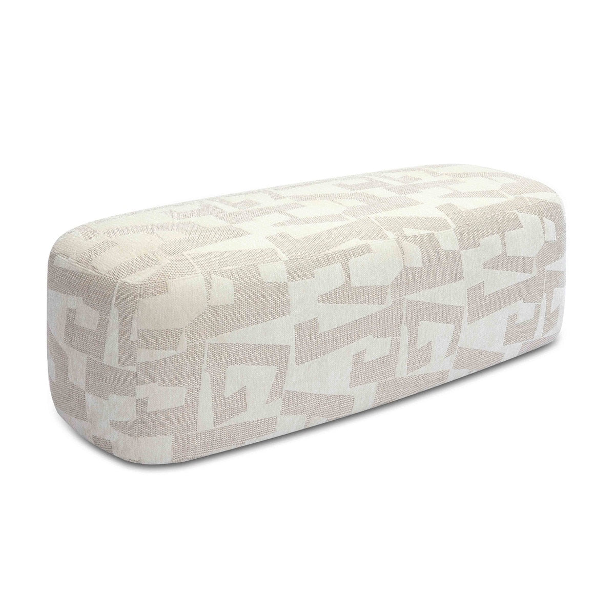 Graceland Cream Jacquard Bench