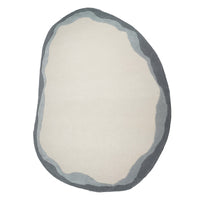 Torrence Curves Grey & Natural Area Rug