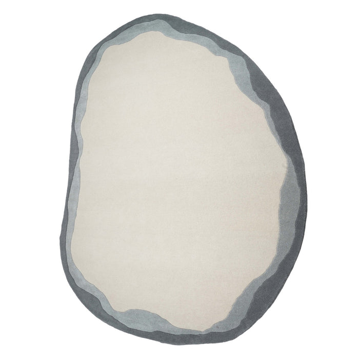 Torrence Curves Grey & Natural Area Rug