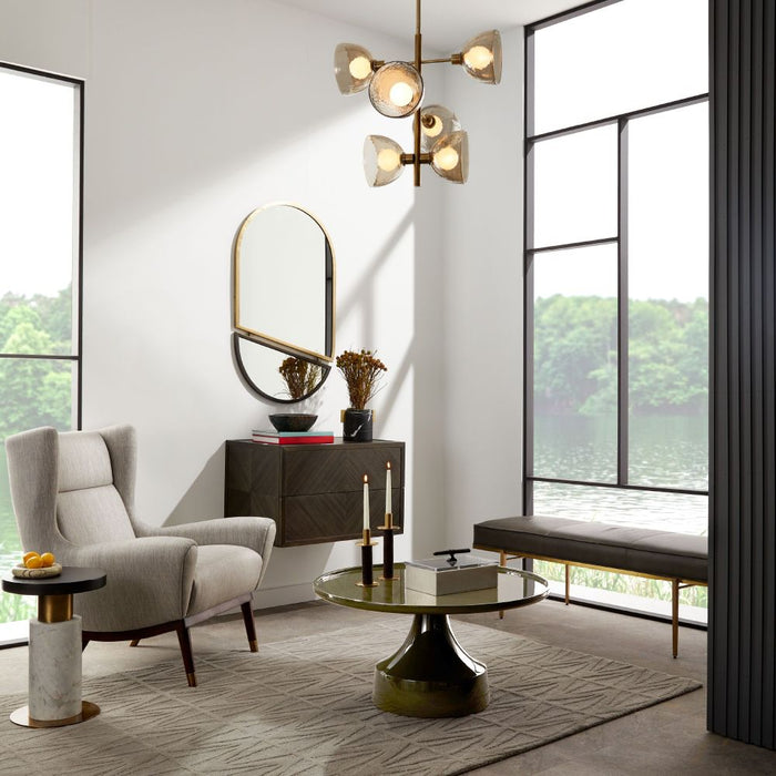 Maira Fossil Tweed Lounge Chair