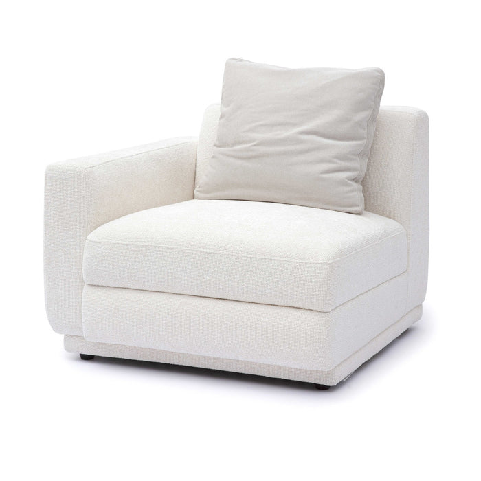 Arabella Cream Chenille Modular LAF Corner Chair