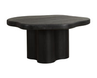 Bellona Black Solid Acacia Wood Dining Table