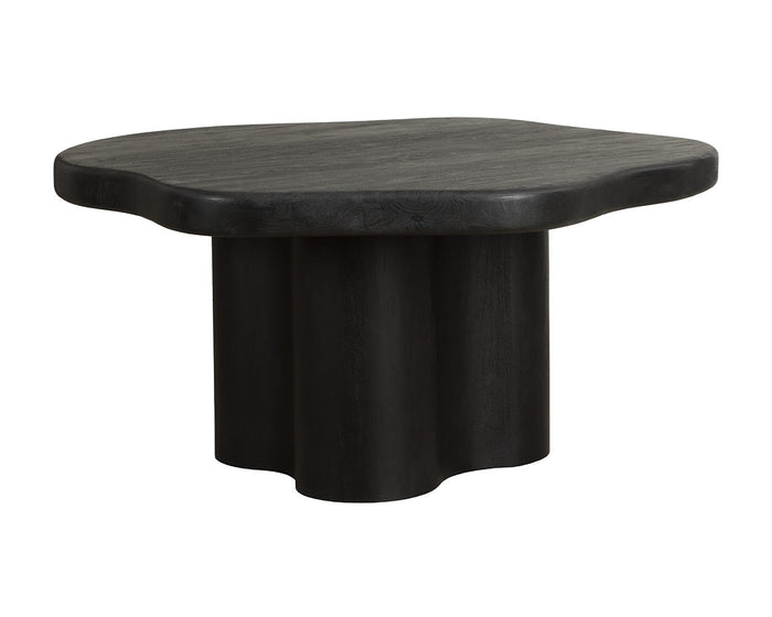 Bellona Black Solid Acacia Wood Dining Table