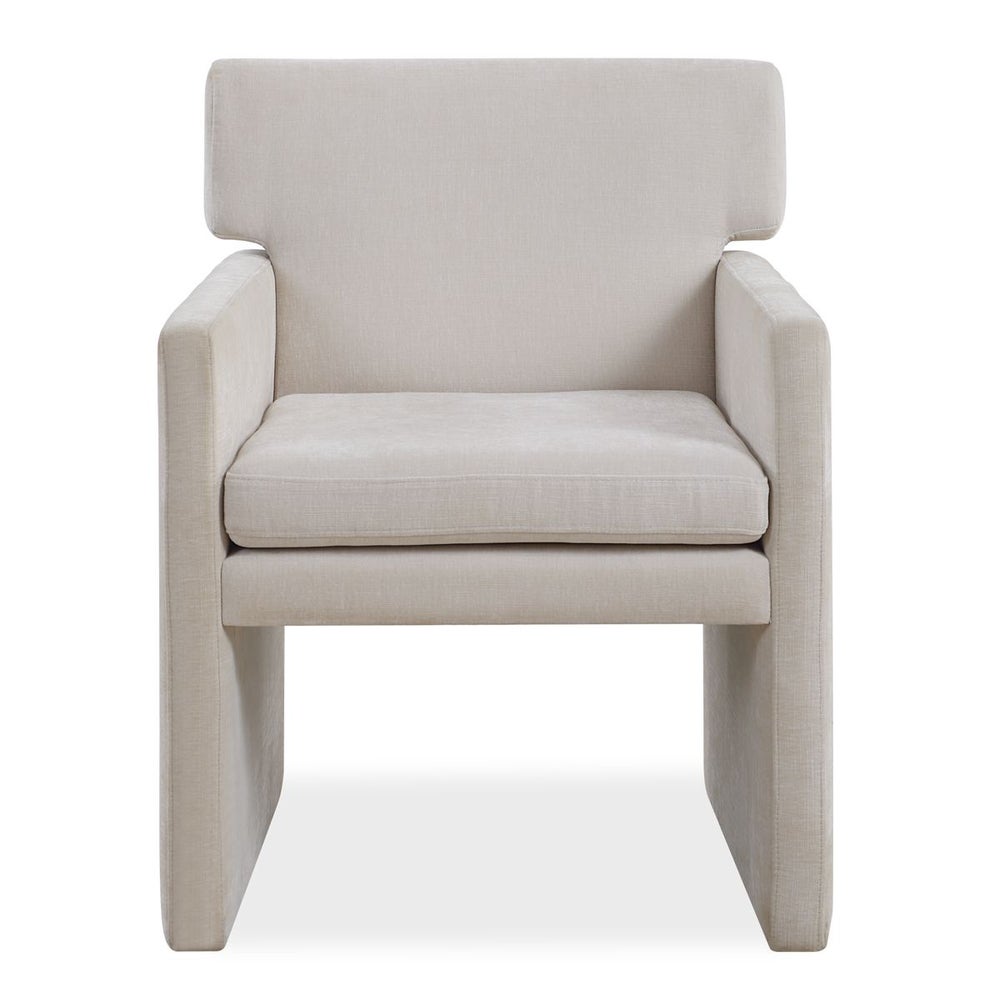 Valentina Ivory Velvet Dining Chair