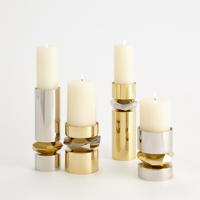 Romano Silver Candle Holders (2 Sizes Available)