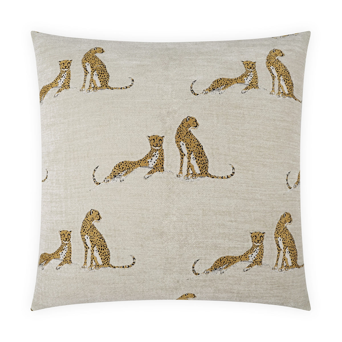 Spotted Superior Quality Luxurious Ivory Pillow