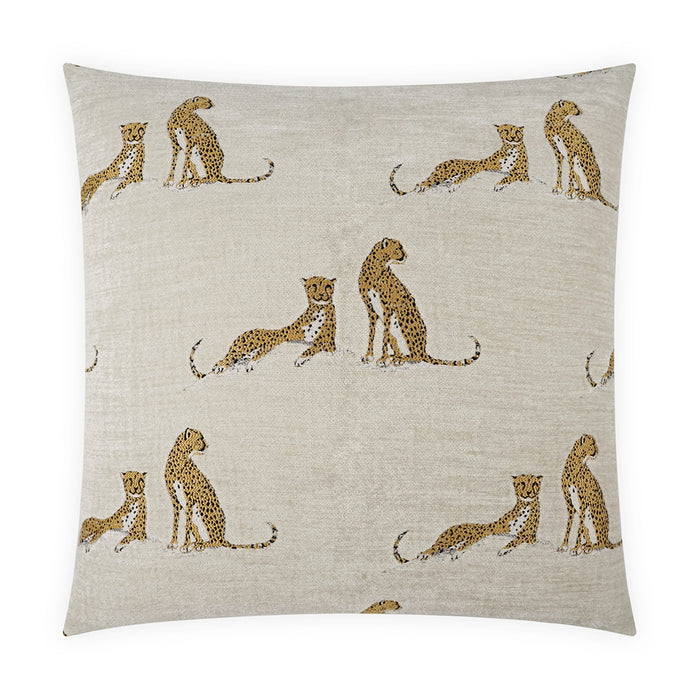 Spotted Superior Quality Luxurious Ivory Pillow