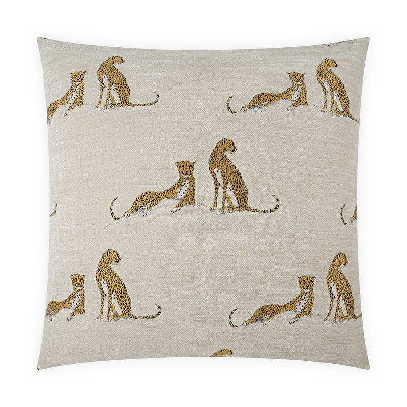 Spotted Superior Quality Luxurious Ivory Pillow
