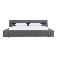 Diva Modern Tufted Grey Bed