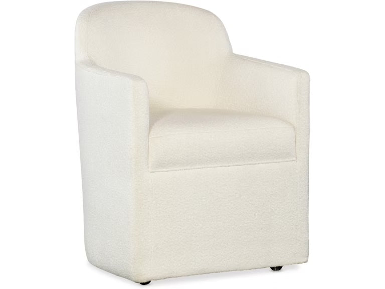 Thorn Pearl Upholstered Dining Arm Chair