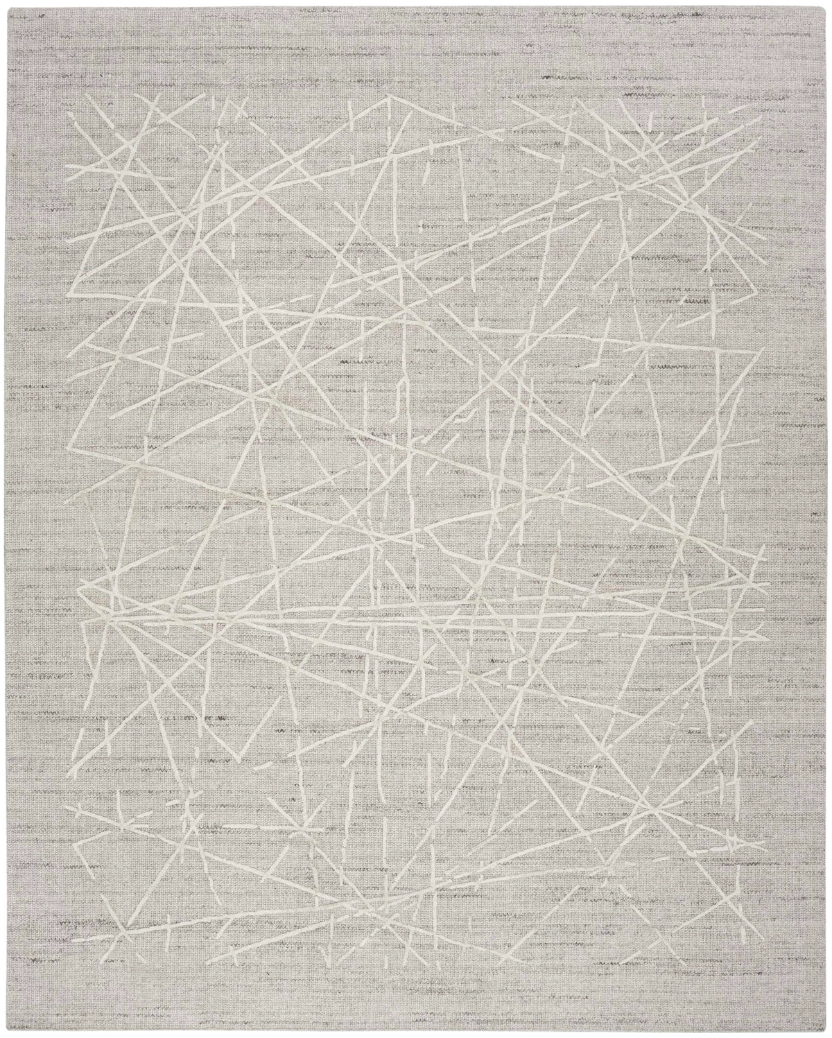 Alexis Modern Rrhythmic Grey Area Rug