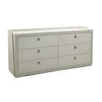 Allerie Grey & Marble Six Drawer Dresser