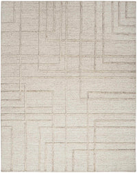 Alexandria Modern Abstract Silver Area Rug