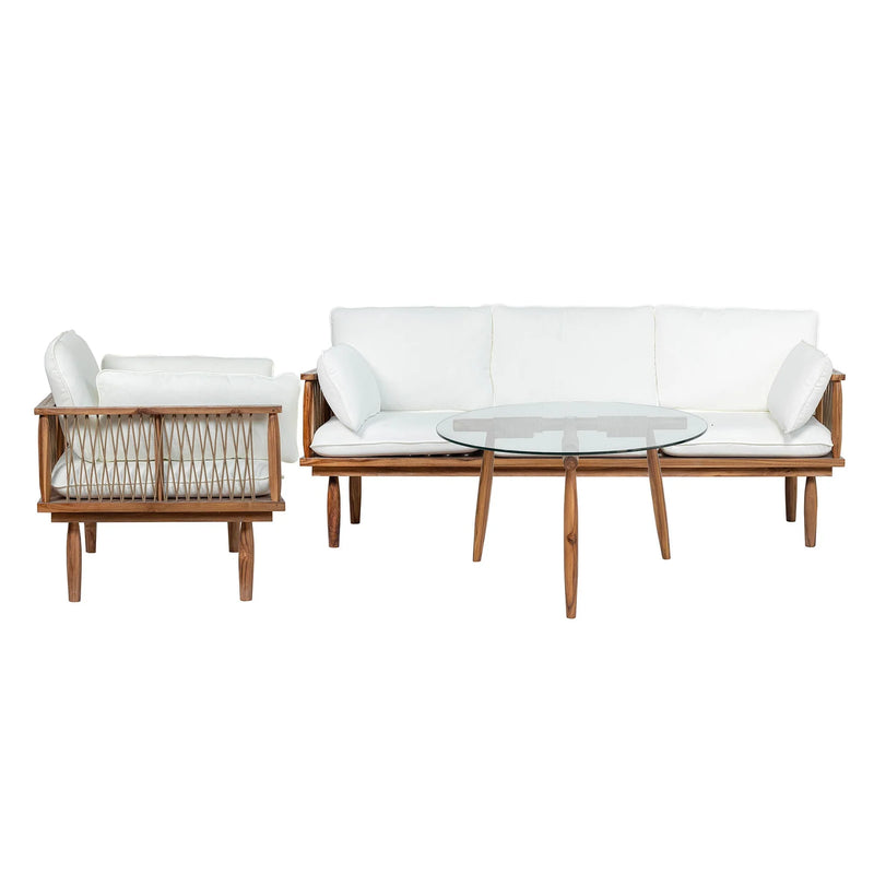 Amellia 64" Outdoor Teak Loveseat