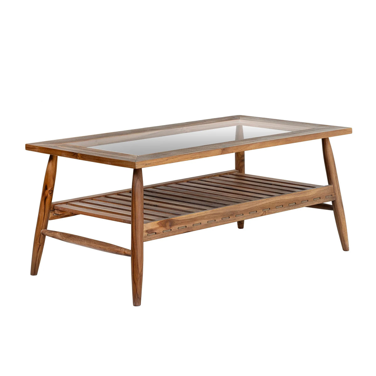 Amellia 43" Outdoor Teak Retangular Coffee Table