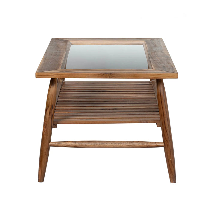 Amellia 43" Outdoor Teak Retangular Coffee Table