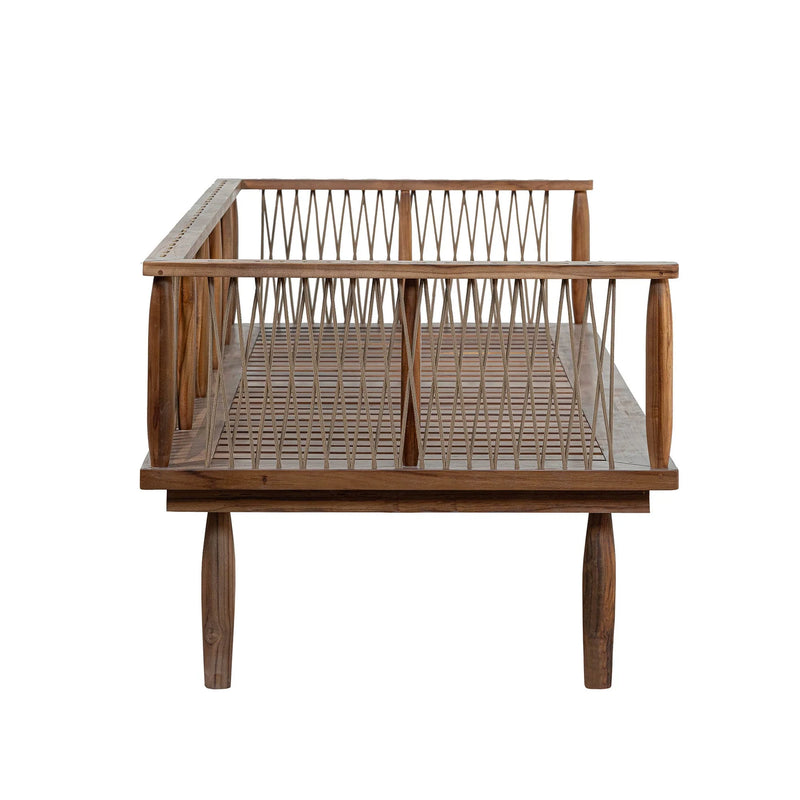 Amellia 80" Outdoor Teak Sofa