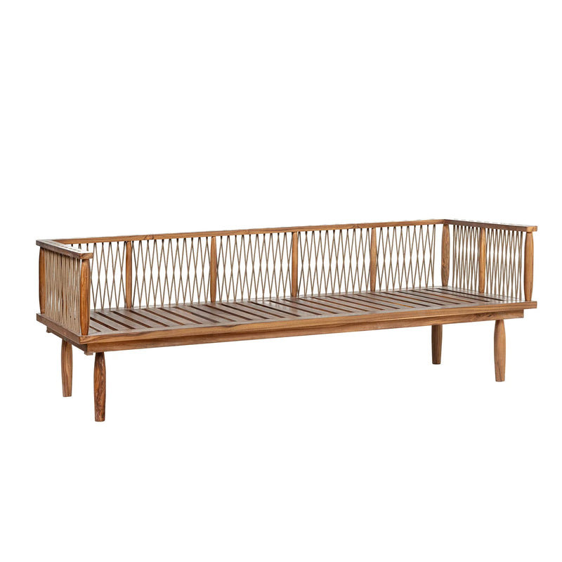 Amellia 64" Outdoor Teak Loveseat