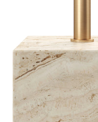 Melisande Travertine Martini Table