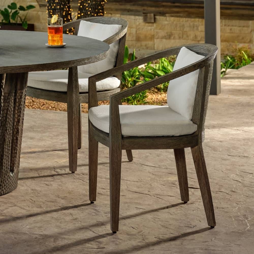 Sobek Textured Back Outdoor Dining Chair