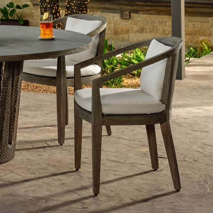 Sobek Textured Back Outdoor Dining Chair