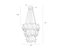 Icarus Black & Gold Chandelier (2 Sizes Available)