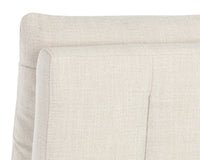 Glenrose Linen Wheeled Dining Chair