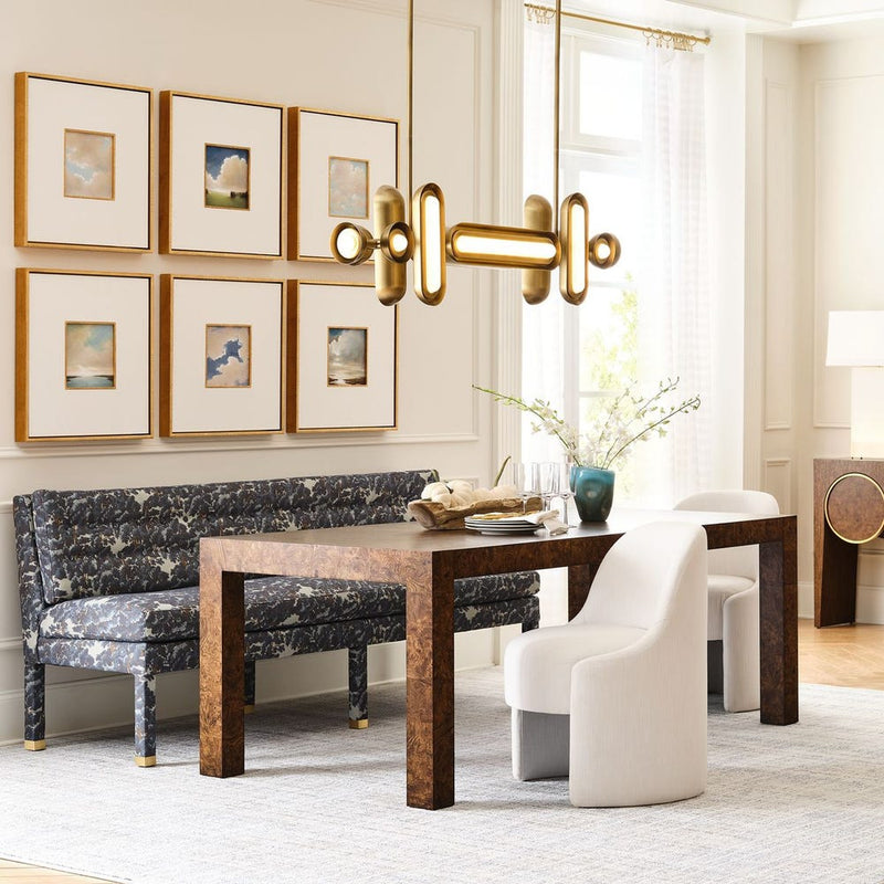 Reba Snow Linen Dining Chair