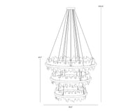 Icarus Black & Gold Chandelier (2 Sizes Available)