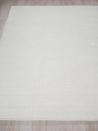 Ollie Modern White Patterned Area Rug - Elegance Collection