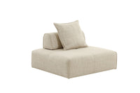 Montrose Beige Fabric Armless Modular Sectional Sofa