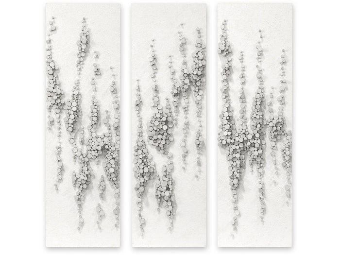 Abstract Rattan Wall Decor Set of 3