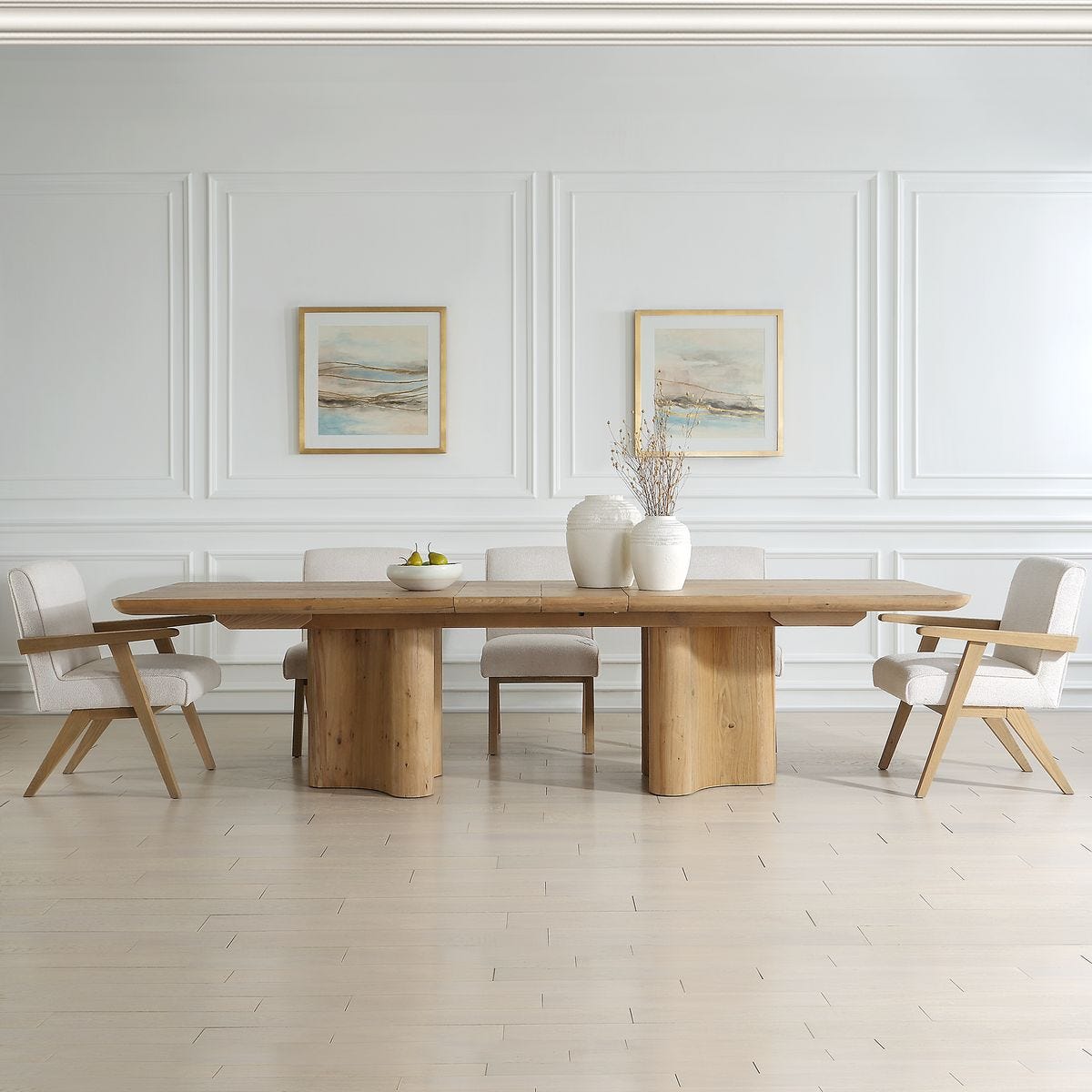 Marigold Natural Snow & Oak Dining Chair