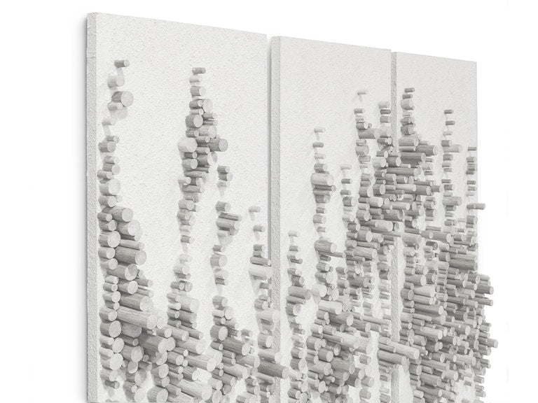 Abstract Rattan Wall Decor Set of 3