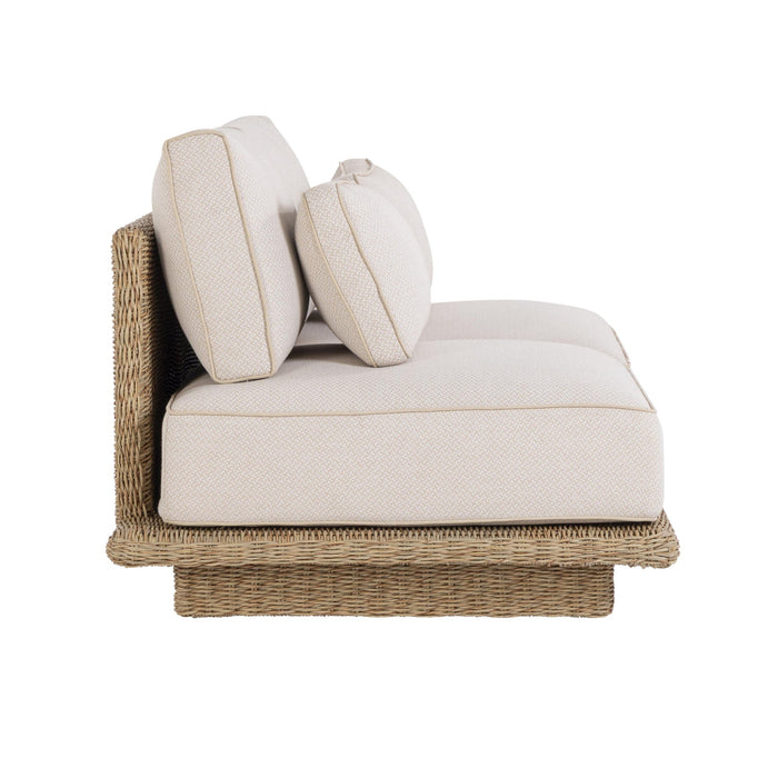 Mora 65" Cream Outdoor Sofa