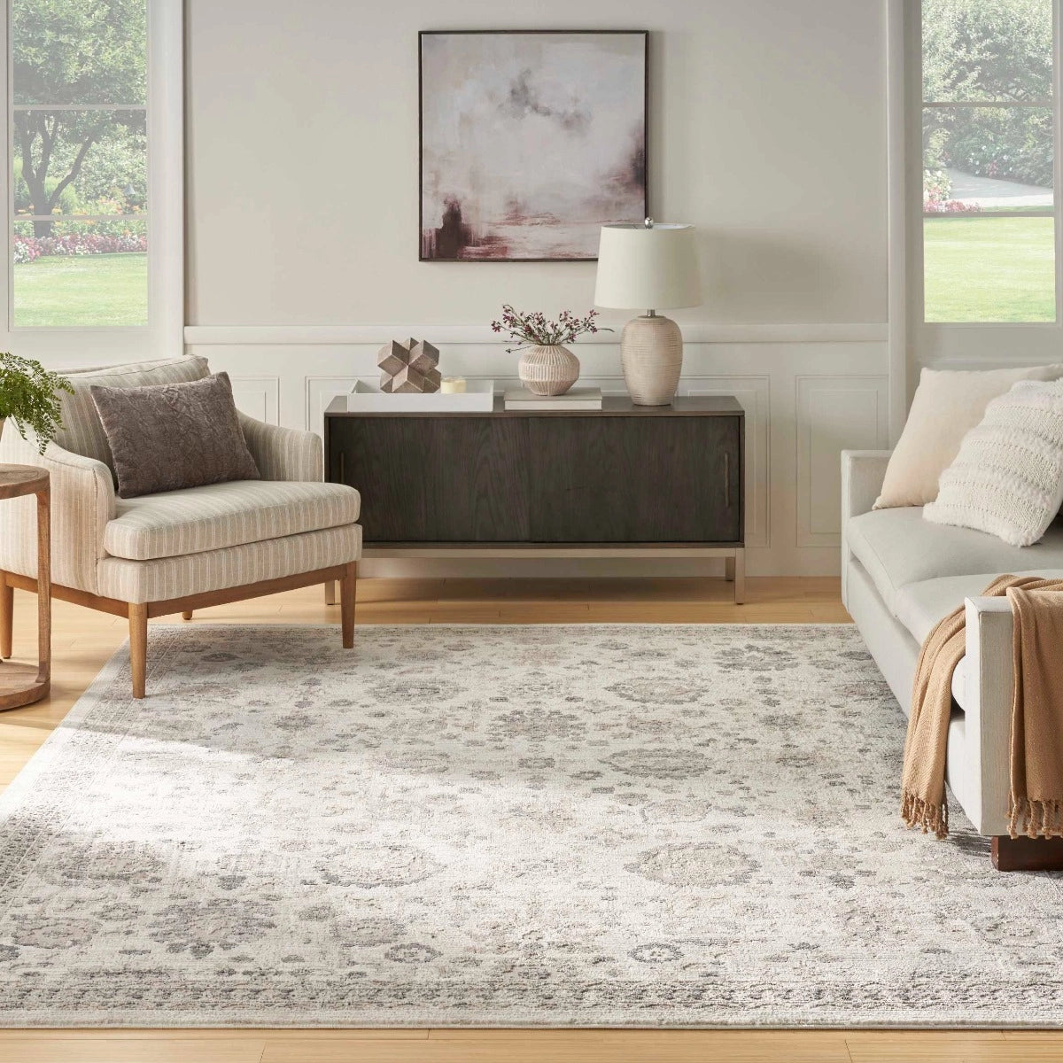Tessa Ivory Multicolor Area Rug