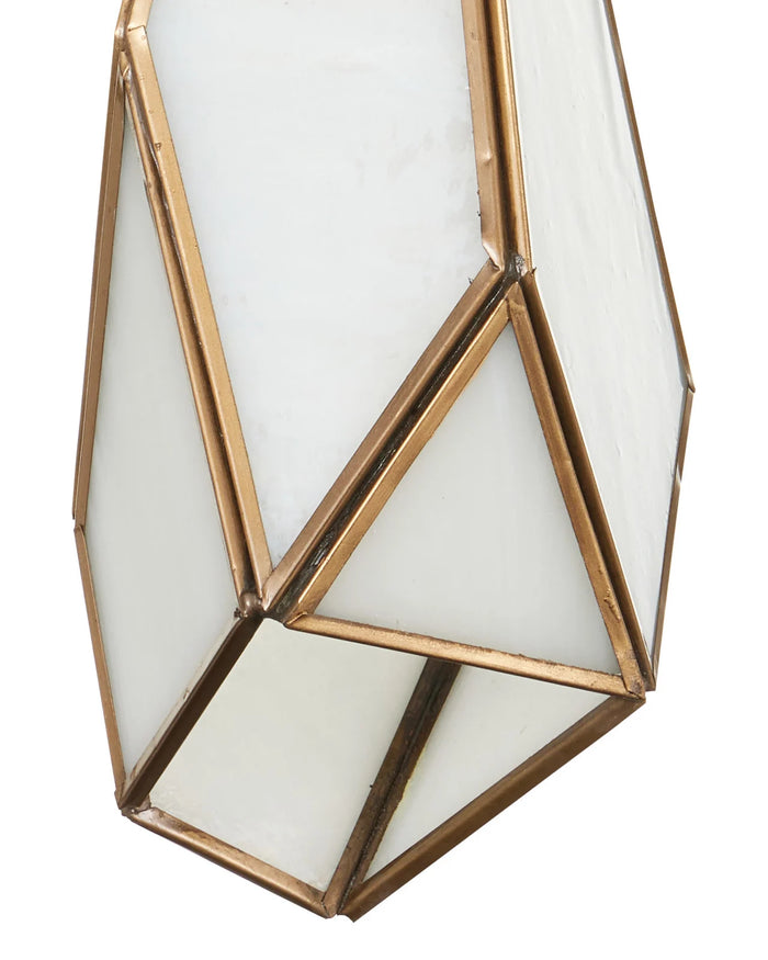 Glace White 1-Light Round Multi-Drop Pendant