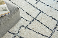 Montana Ivory/Black Area Rug - Elegance Collection