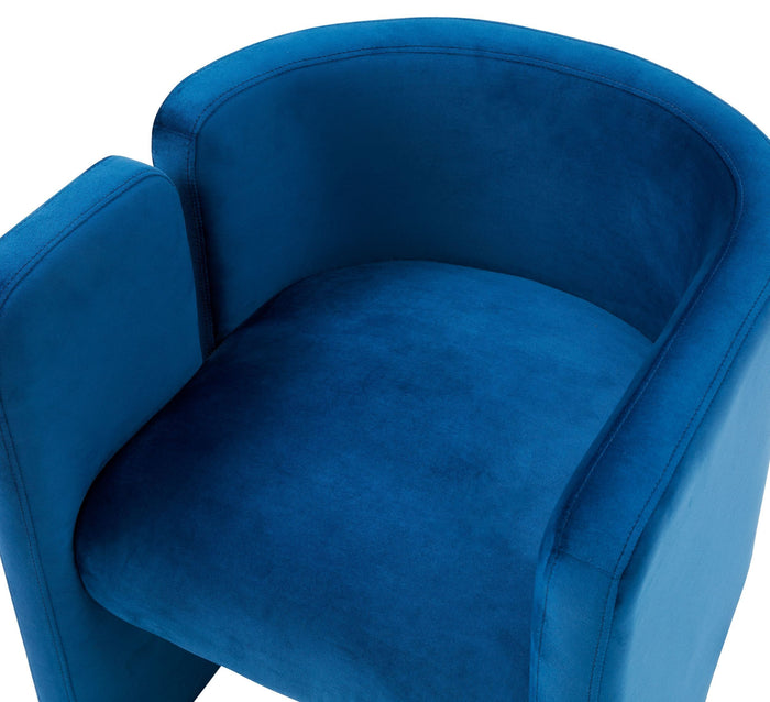 Allisteer Modern Blue Accent Chair