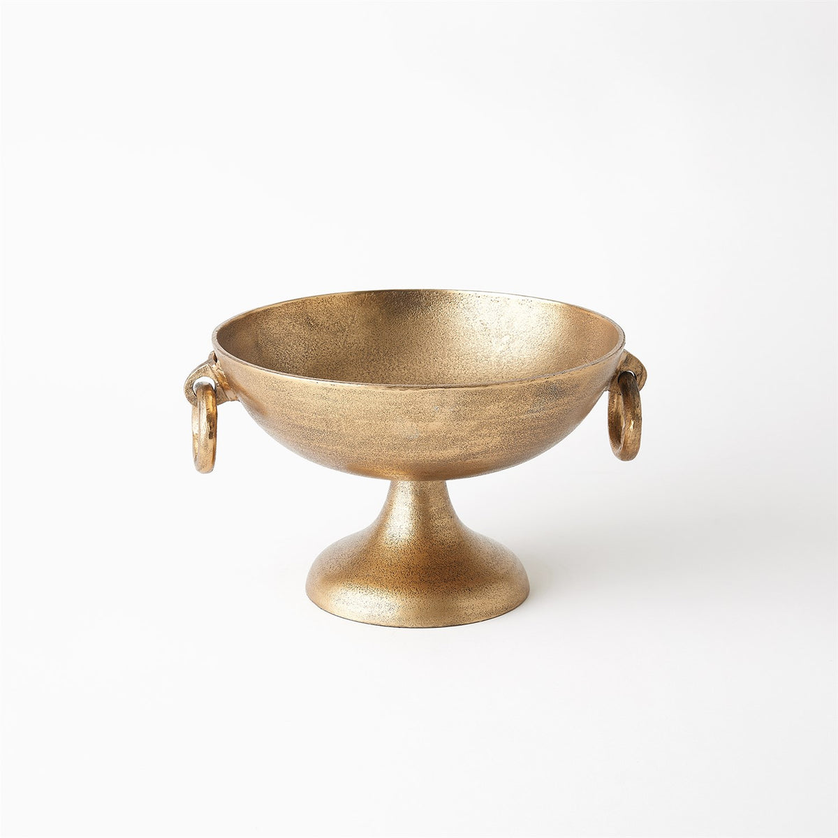 Ring Handle Antique Brass Bowls (2 Sizes Available)