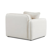 Travie Sand Upcycled Performance Linen LAF Corner Chair