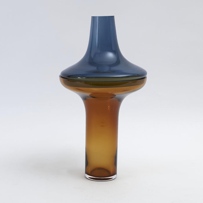 Lowell Amber/Cobalt Vase (4 Sizes Available)