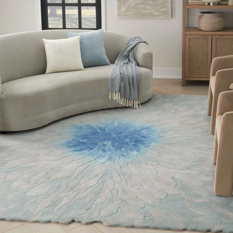 Vivid Blue Area Rug