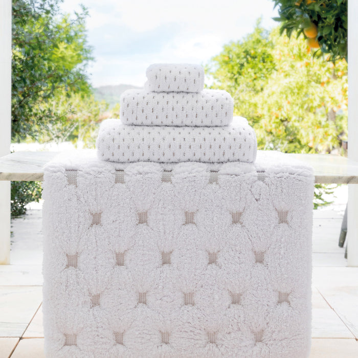 Alice Cotton Linen Luxury Bath Rug