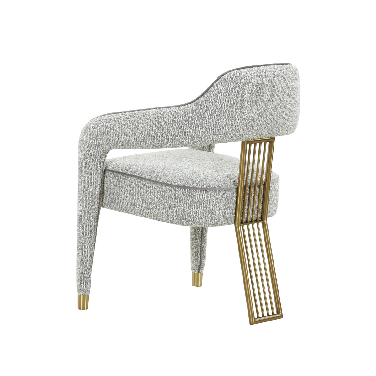 Ainsley Grey Performance Boucle Dining Chair