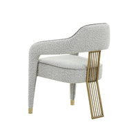 Ainsley Grey Performance Boucle Dining Chair