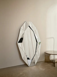 Francine European Artist Collection XL Silver Mirror