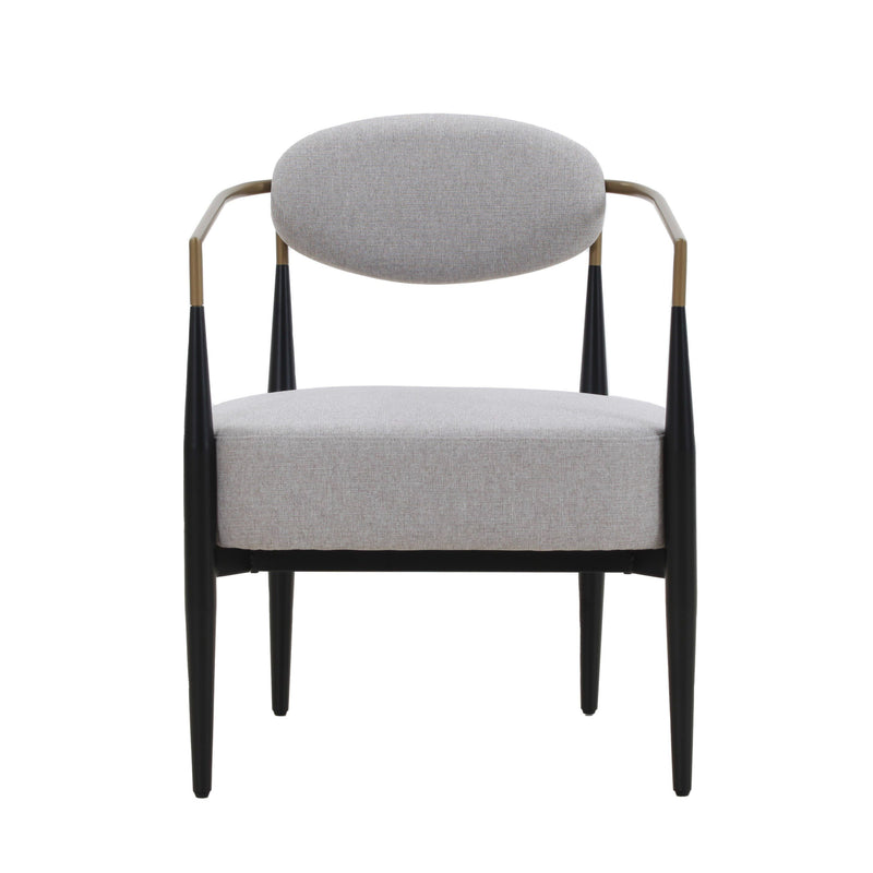 Carnaby Modern Grey & Gold Dining Chair