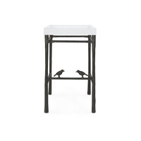 Alia Blackened Bronze & Acrylic Accent Table