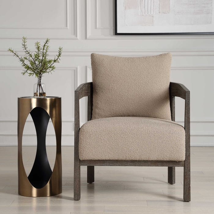 Anne Boucle Accent Chair